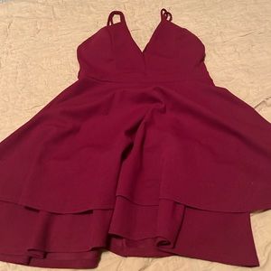 Fit and flare. Dress.